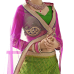 Triveni Splendid Green Colored Border Worked Net Jacquard Lehenga Choli